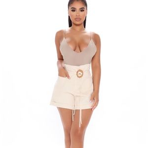Fashion Nova High Waisted Sandy Shorts